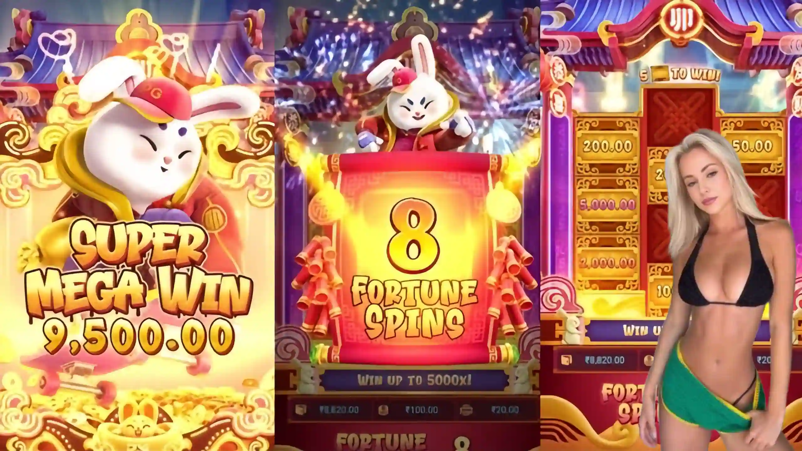 Wild Expansivo Fortune Rabbit fp5 - Coelho Dourado que Expande